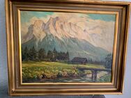 Ölgemälde Berglandschaft auf Leinwand, signiert - Hennef (Sieg)