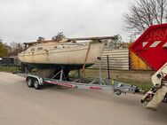 Stahl Segelboot Segeljacht ca. 7 m Bastler Boot - Erkner Zentrum