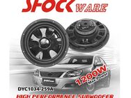 FLACHER schmaler Woofer Lautsprecher für wenig Platz 1200 Watt Power Sound Neu OVP DYC 1034 - 259 A Power Bass Woofer - Dübendorf