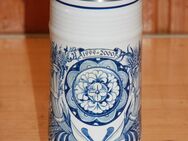 Krombacher Millenniumkrug 1999/2000 Bierkrug m Deckel 1L Keramik Steingut Stein - Borken