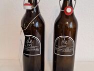 Michelstädter Rathausbräu Bierflasche Glas Pfandflasche Bügelverschluss 32cm ho - Essen