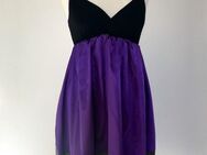 NEU * Anlass * Abend * Disco * Ausgeh * Cocktail * Ball * Seiden- Satin * Spaghetti Träger * Mini * KLEID "LIPSY * London" Gr. 36- 38/ S * lila - violett - veilchen * schwarz * - Riedlingen