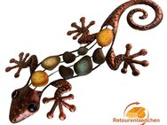 Wanddeko Gecko Reliefstruktur Rücken Steine Deko Optik Wandschmuck 46 cm - Rödermark Zentrum