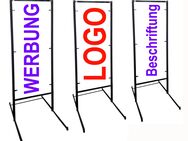 Stahlrohr Ständer Werbeschild Display Wegweiser - Werne Zentrum