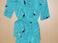Kostüm Kleid / Abendkleid 2-teilig mit Blazer/Jackett - Rock "türkis" Gr. 36 - Andernach