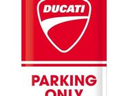 Schönes Ducati Blechschild Parking Only Motorrad Biker 20x30 cm - München