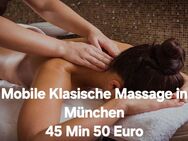 Mobile Klassische Massage – Entspannung, die zu dir kommt! - München