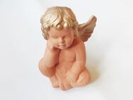 sitzender Weihnachtsengel / Engel „gold/terracoter“ 15cm - Weihnachtsdeko - Andernach