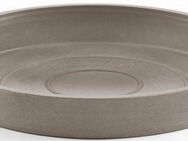 ECOPOTS Topfuntersetzer Rund 15 Taupe, Zubehör für Ecopots Pflanzgefäße, für innen und außen: frostsicher, bruchsicher und lichtbeständig