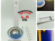 1m LED Schrankbeleuchtung mit Bewedungsmelder Batterie oder USB Betrieb Neu - Neumünster