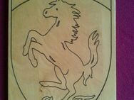 Ferrari Wappen Logo Graviert auf Holz Sebastian Vettel Scuderia - Hagen (Stadt der FernUniversität) Dahl