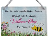 Lustiges Hängeschild 5-Sterne-Wellness-Oase für Bienen Garten - Hamburg