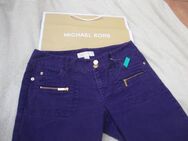 NEU mit ETIKETT * Ausgefallen mit Gold * Nieten und Zipper- Reißverschlüssen * Chino * Jeans- Hose "MICHAEL KORS" MK * Original * Gr. 36- 38/ S * lila * flieder * veilchen * - Riedlingen