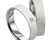 Edelstahlringe AB1032-AB1007 mit Diamant - Aholming