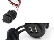 USB 2-fach Ladegerät Dual USB charger Smartphone Motorrad Bike - Eschershausen