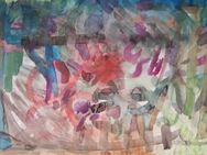 Aquarell Kunstwerk - Müllheim Zentrum