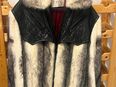 Herren Pelzjacke mit Ledereinsatz in 8424