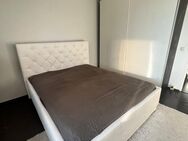 Kunstleder Bett 160x200cm, weiß - zum verschenken! - umsonst! - Berlin Mitte