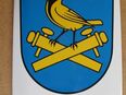 Sächsiilüüte Zunftwappen Meise 1336 Postkarte aus Blech. in 8604