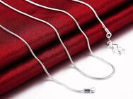 ☝️☝️☝️Schlangenhalskette, rund, 925 Silber plat., Hochglanz veredelt, NEU⭐⭐⭐⭐⭐ - Gersthofen