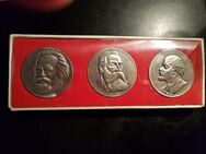 Bildnisse von Marx , Engels und Lenin -im Original Etui - Neubrandenburg