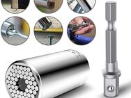 Steckschlüssel Universalschlüssel Universal Nuss Multi Funktions Handwerkzeuge Reparatur Werkzeuge 7-19mm mit Adapter Set 1 - Wuppertal