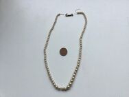 Damen Halskette Perlenkette Vintage Defekt mit 835er Silber Verschluss - Fulda