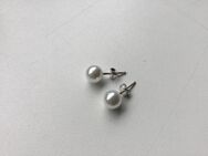 Damen Schmuck Ohrstecker mit Perle 925er Sterling Silber - Fulda
